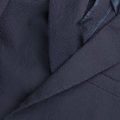 Single Breasted Notch Lapel Suit In Seersucker