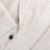 Single Breasted Notch Jacket In Houndstooth