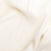 One Piece Collar Shirt In Pale Linen