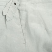 Gurkha Shorts In Green Linen