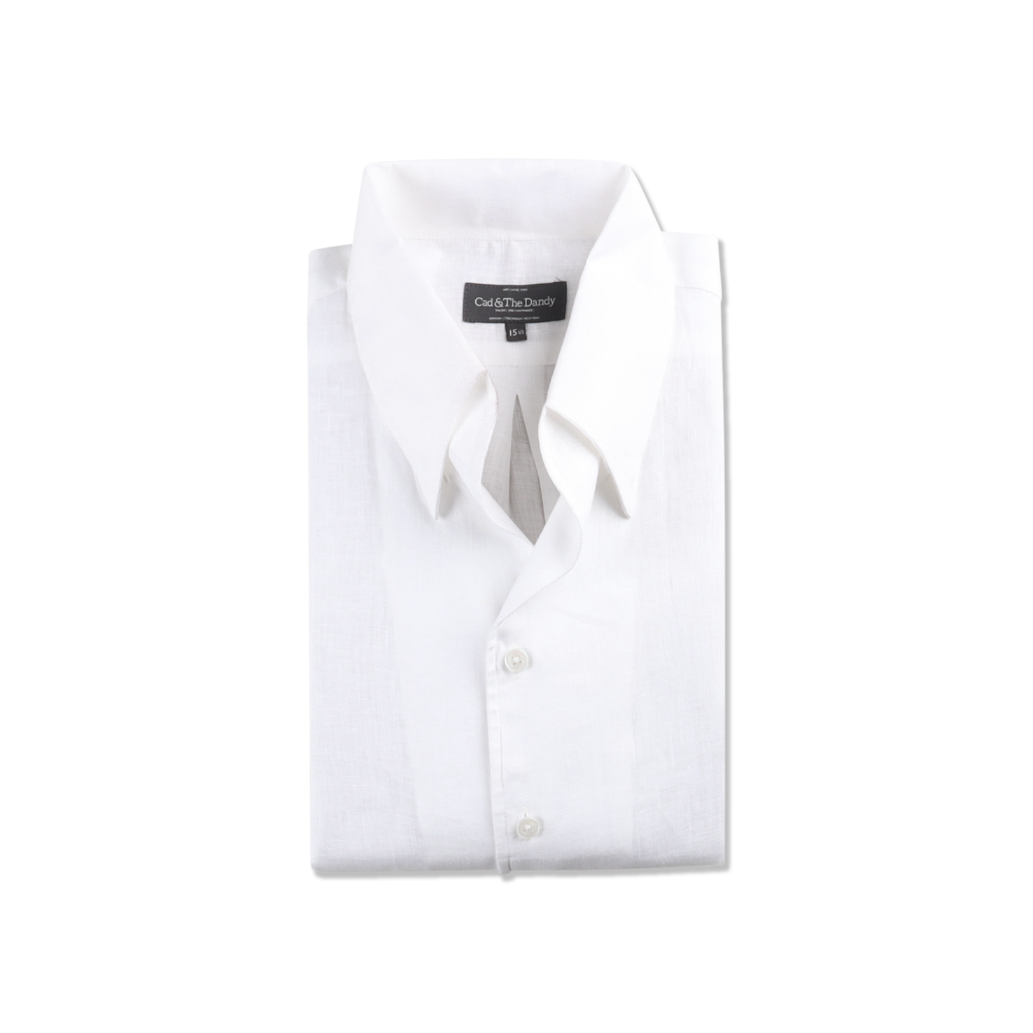 One Piece Collar Shirt In Linen
