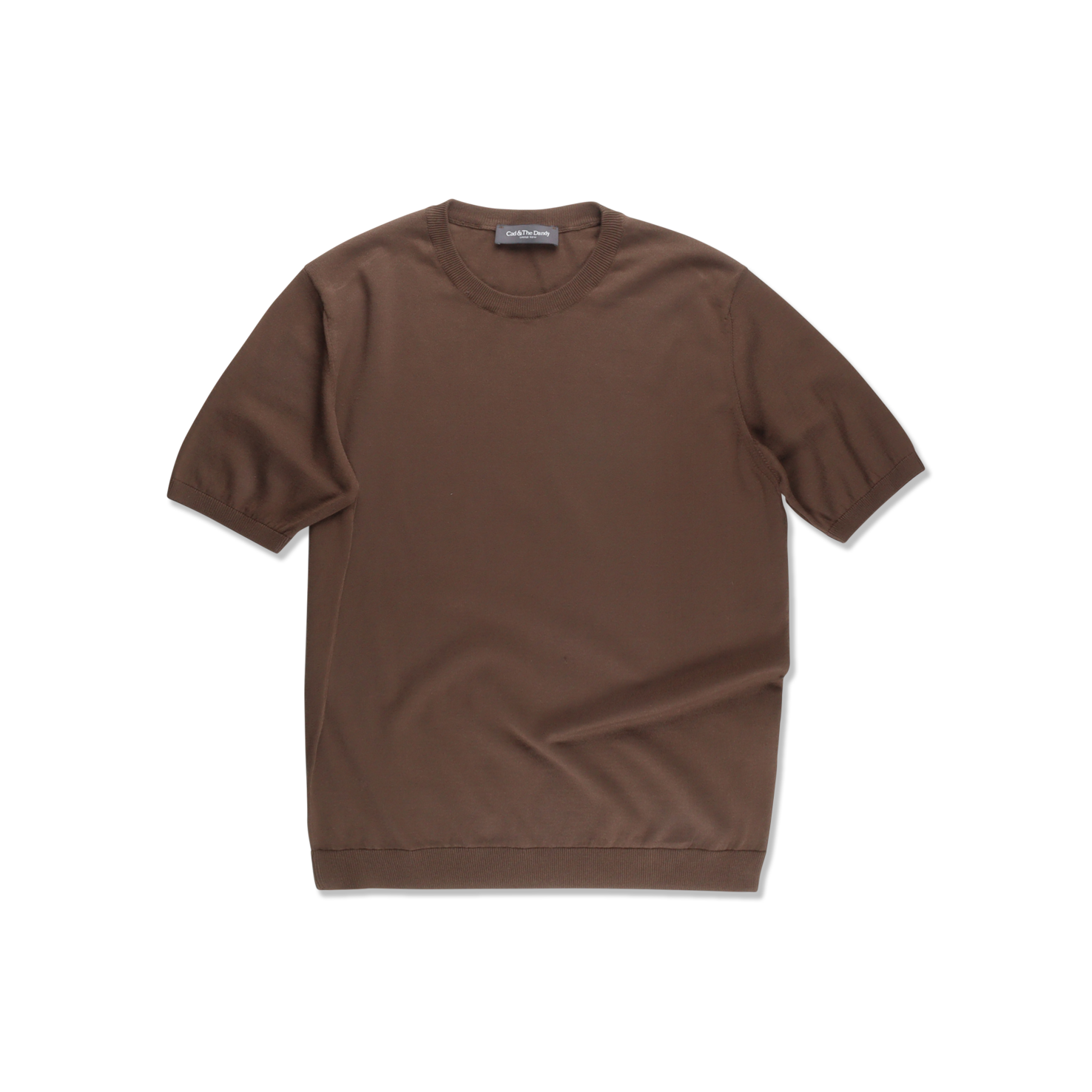 Ice Cotton T Shirt In Chocolate Brown