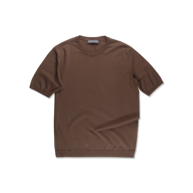 Ice Cotton T-Shirt in Chocolate Brown