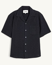Floral Eyelet SS - Black