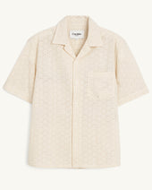 Floral Eyelet SS - Natural