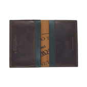 Folded Card Case Dark Brown Cordovan