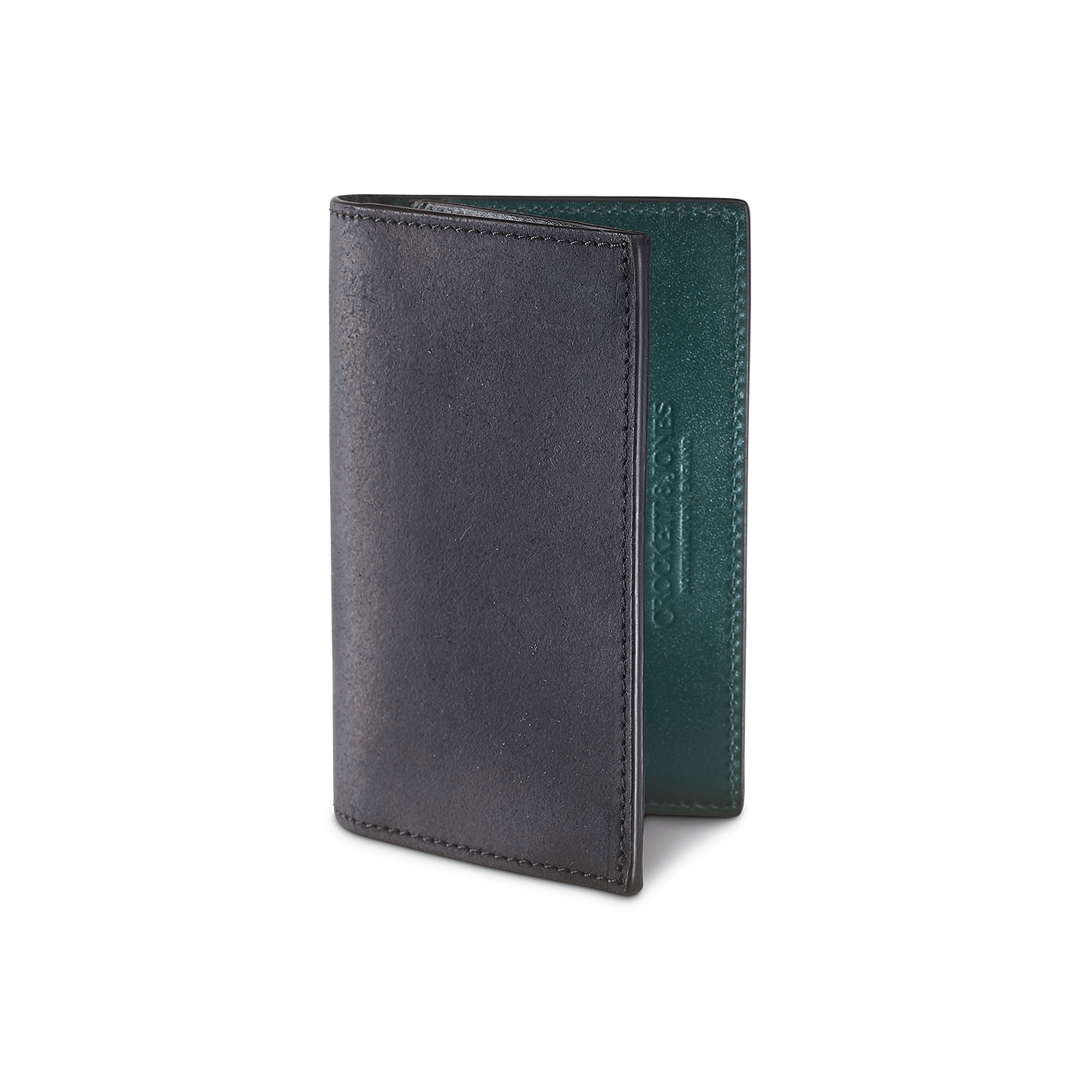 Folded Card Case Rough Out Suede