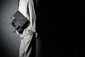 Folding Laptop Bag . Black Charcoal