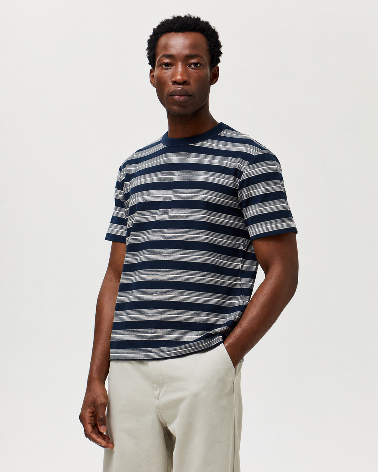 Enzo Bleu Marine Blanc