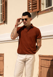 Men S Cotton Pique Tennis Short Sleeve Polo