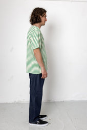 Barrel Leg Jean Raw Denim