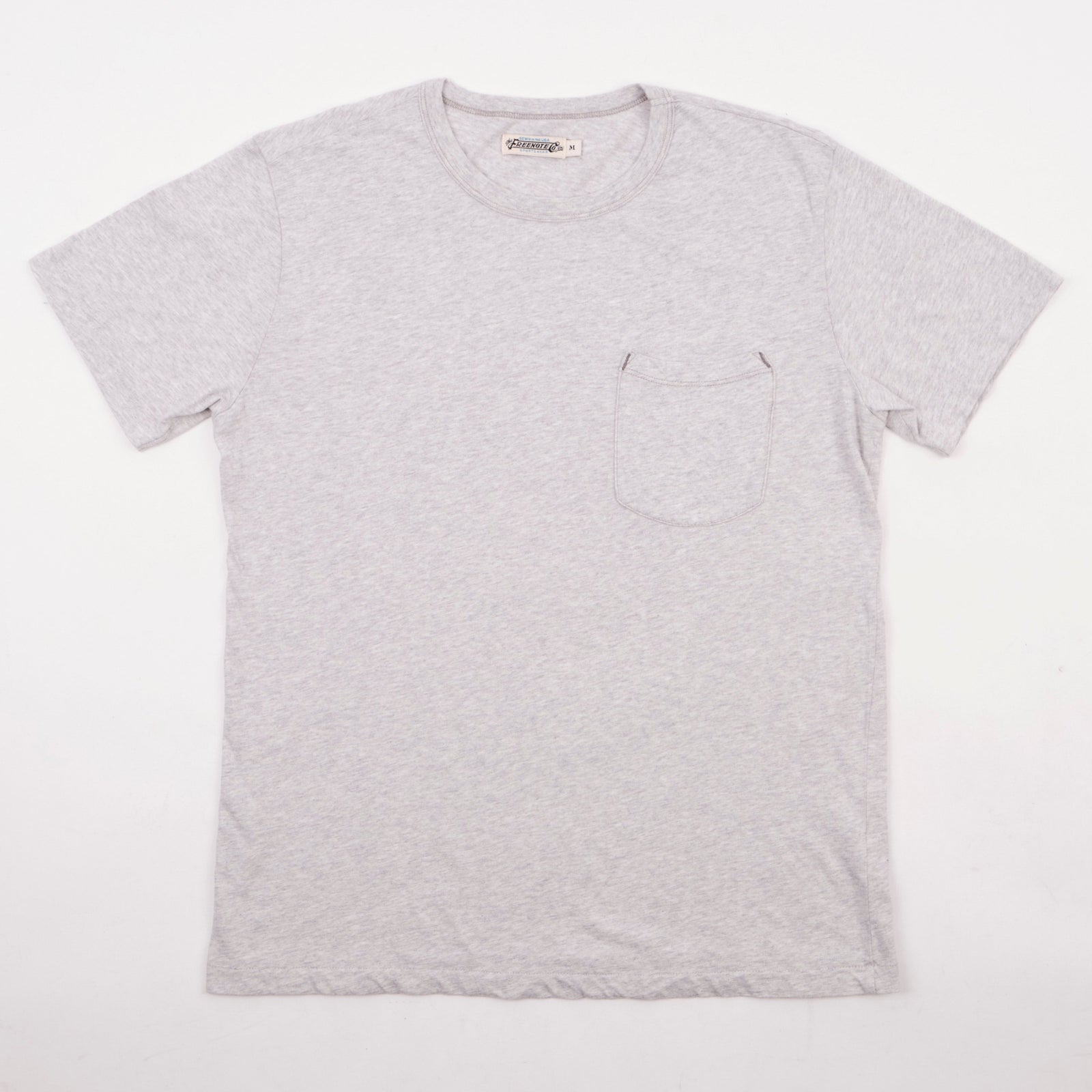 7 Ounce Pocket T-Shirt Heather Grey