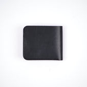 Golden Age Supply Co Premium Italian Leather Black Bi Fold Wallet