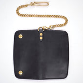 Golden Age Supply Co Premium Italian Leather Black Trucker Wallet