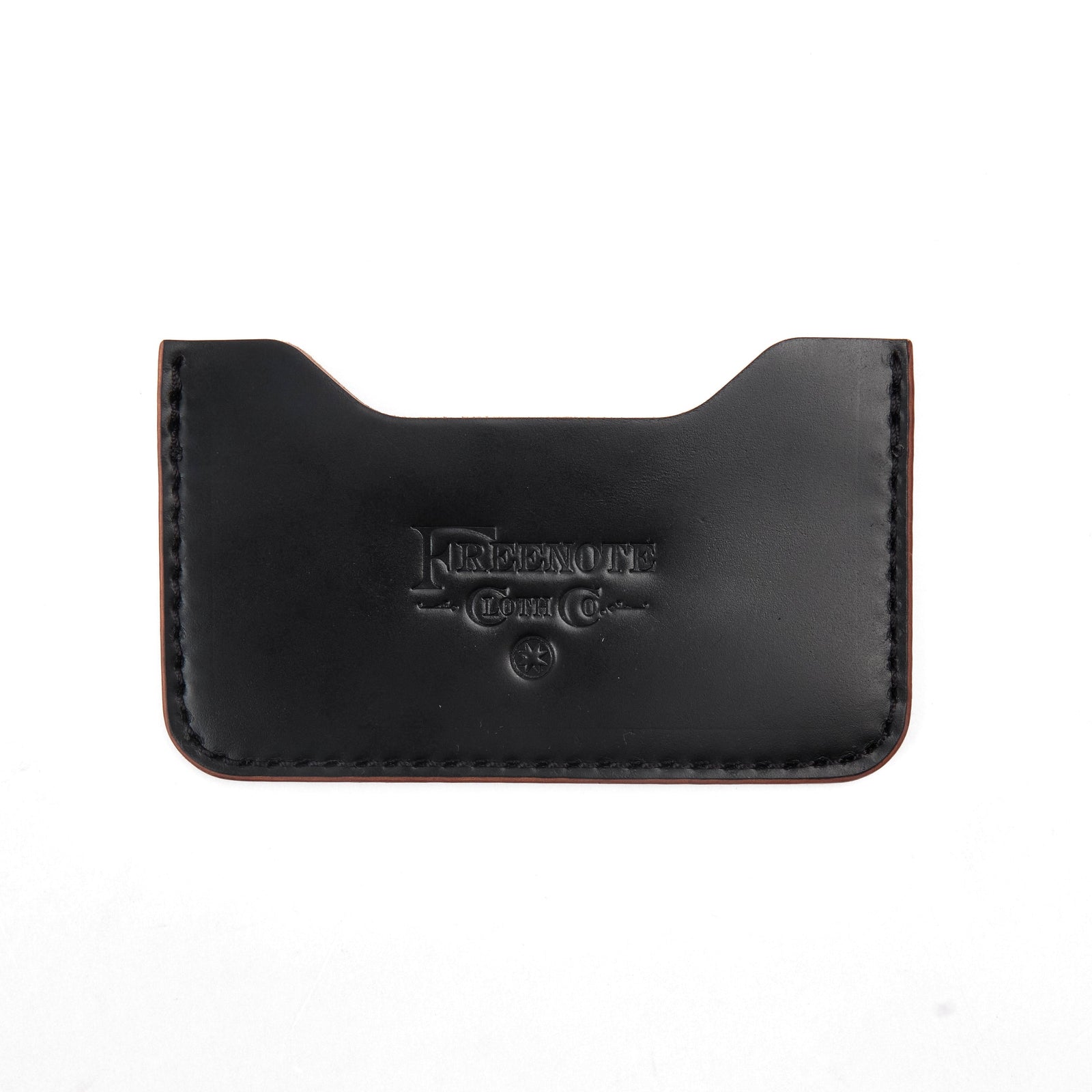 Golden Age Supply Co Maryam Shell Cordovan Nero Minimalist Card Wallet