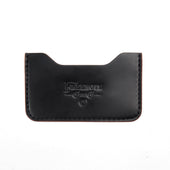 GOLDEN AGE SUPPLY CO. - MARYAM SHELL CORDOVAN NERO - MINIMALIST CARD WALLET