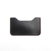 Golden Age Supply Co Maryam Shell Cordovan Nero Minimalist Card Wallet