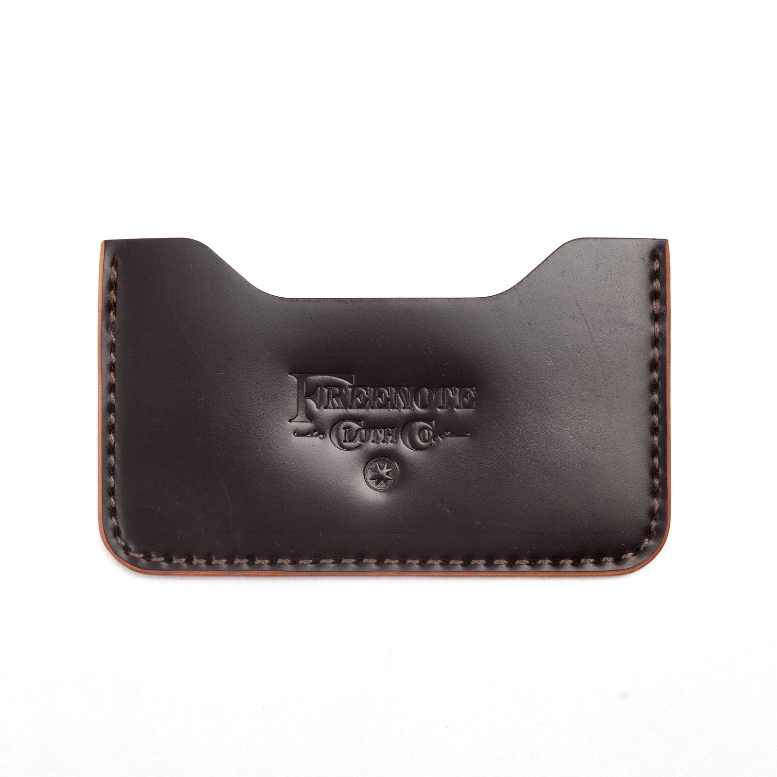 Golden Age Supply Co Maryam Shell Cordovan Burgundy Minimalist Card Wallet