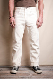 Belford Straight 14 Ounce Ecru Denim