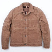 Riders Jacket Waxed Canvas Rust