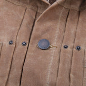 Riders Jacket Waxed Canvas Rust