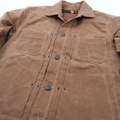 Riders Jacket Waxed Canvas Rust
