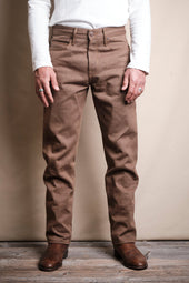 Portola Classic Taper 15 Ounce Brown Denim
