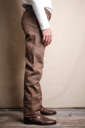 Portola Classic Taper 15 Ounce Brown Denim
