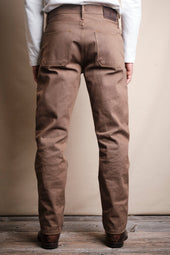 Portola Classic Taper 15 Ounce Brown Denim