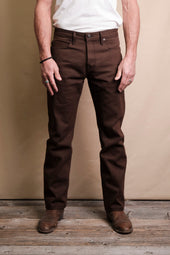 Trabuco Classic Straight 15 Ounce Dark Brown Denim