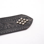 Codina Leather No 1093 Diamond Jewel Belt 1 3 4