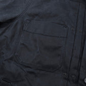 Riders Jacket Waxed Canvas Black