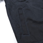 Riders Jacket Waxed Canvas Black