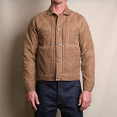 Riders Jacket Waxed Canvas Rust