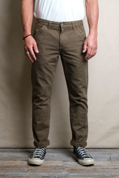 Workers Chino Slim Fit 14 Ounce Slub Army Green