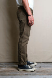 Workers Chino Slim Fit 14 Ounce Slub Army Green