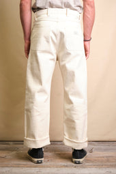 Ortega Pant 13 Ounce Natural Herringbone