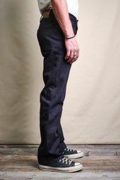 Belford Straight 16 Ounce Indigo Brown Denim