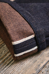 Belford Straight 16 Ounce Indigo Brown Denim