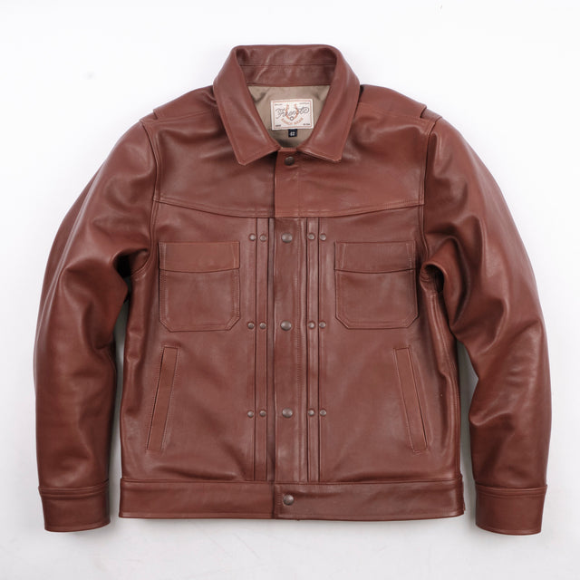 Riders Jacket Brown Boston Leather