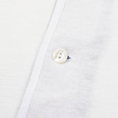 9 Ounce Henley L/S White