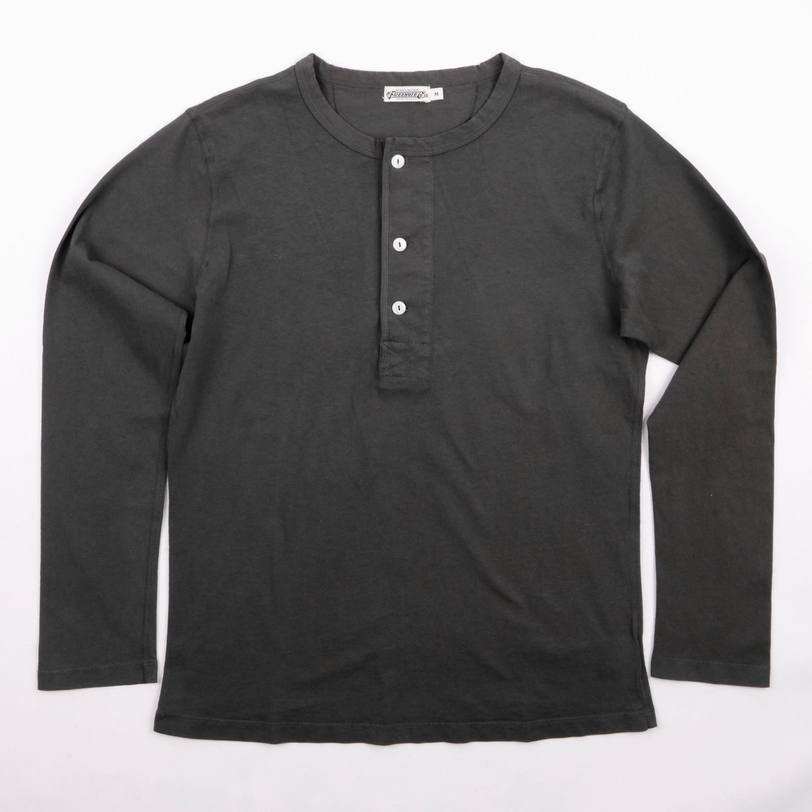 9 Ounce Henley L S Midnight