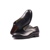 Viberg Navvy Cut Shoe Nero Kangaroo