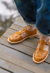 FRENCH MILITARY SANDALS TAN