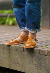 FRENCH MILITARY SANDALS TAN