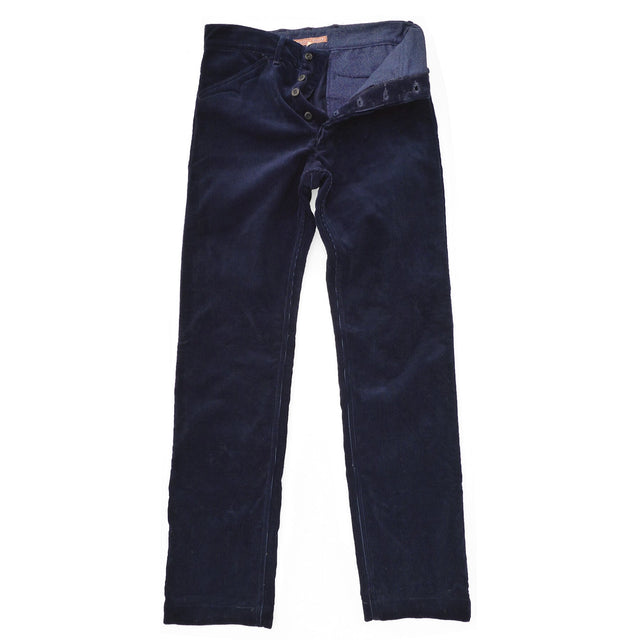 El Americano Trousers - Indigo Corduroy - Warehouse