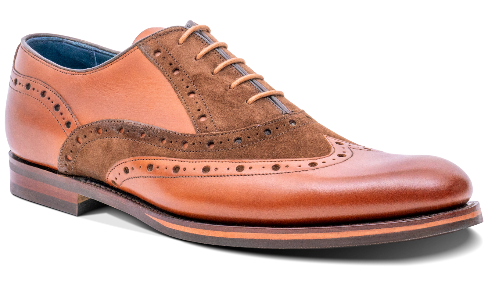 Abingdon Chestnut Calf Polo Suede