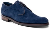 Derby - Navy Suede