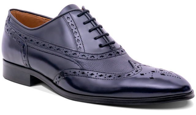 Bampton - Navy Hi-Shine/Grain