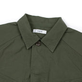 Jungle Jacket In Green Cotton Ripstop